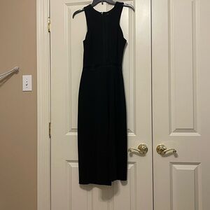 Black Tape Black Sheath Jumpsuit